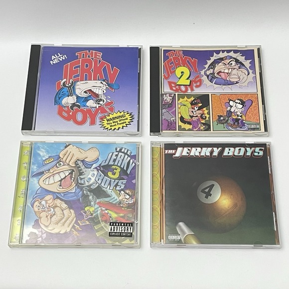 The Jerky Boys Cd Lot 1, 2, 3, 4 Prank Calls Comedy - Picture 1 of 6